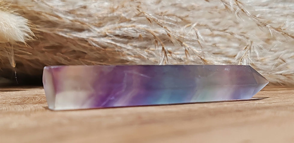 Miniature : Pointe en Fluorine Multicolore