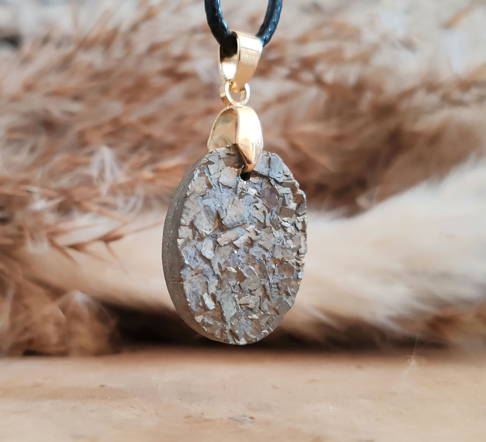 pendentif en pyrite