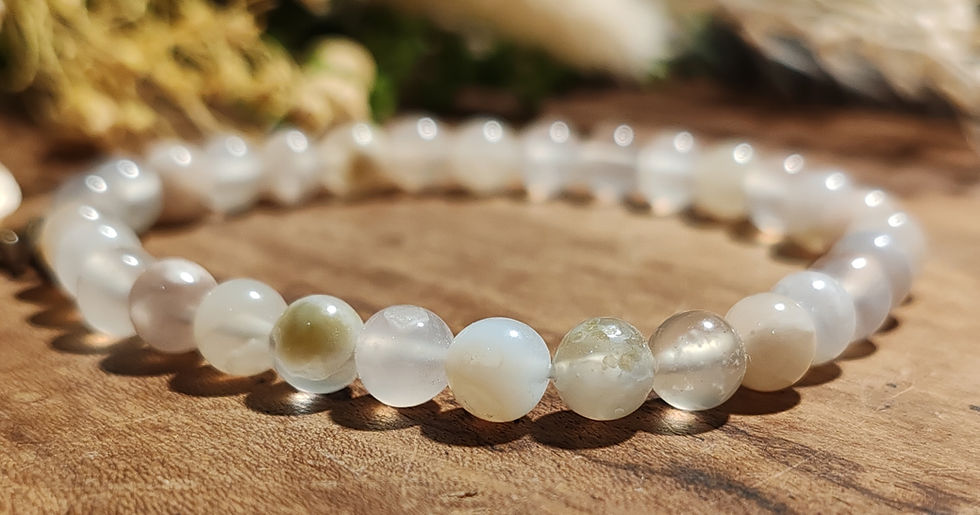 Miniature : Bracelet en Agate fleur de cerisier sous le signe astrologique du Bélier