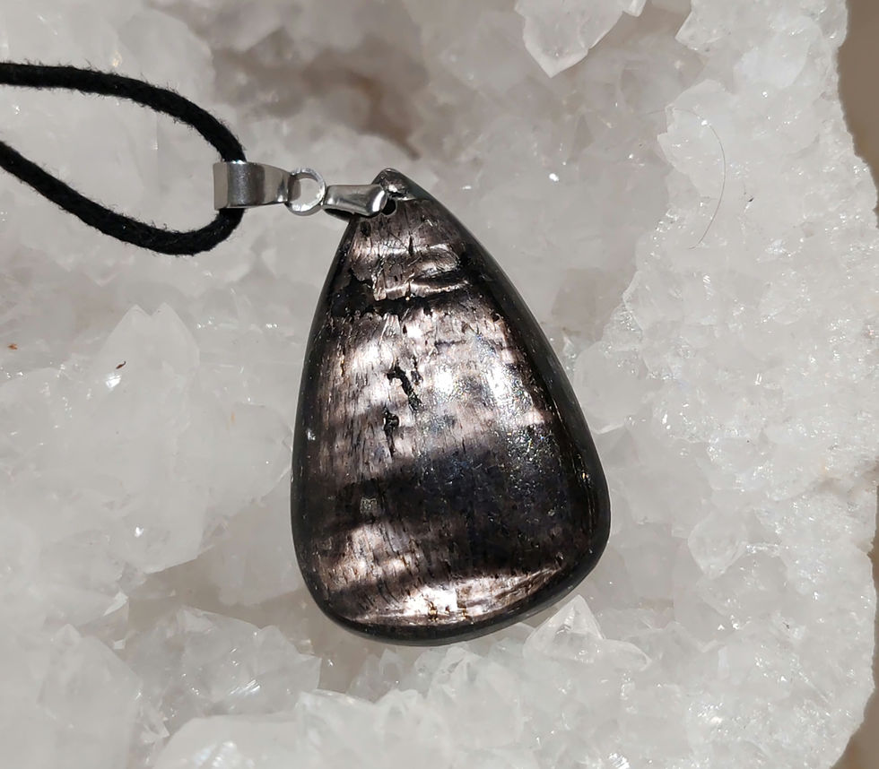 Miniature : Pendentif en Hypersthène