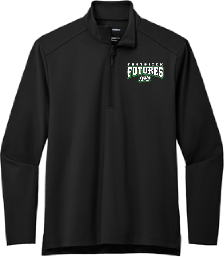 918 BLACK LONG SLEEVE 1/4-Zip Pullover