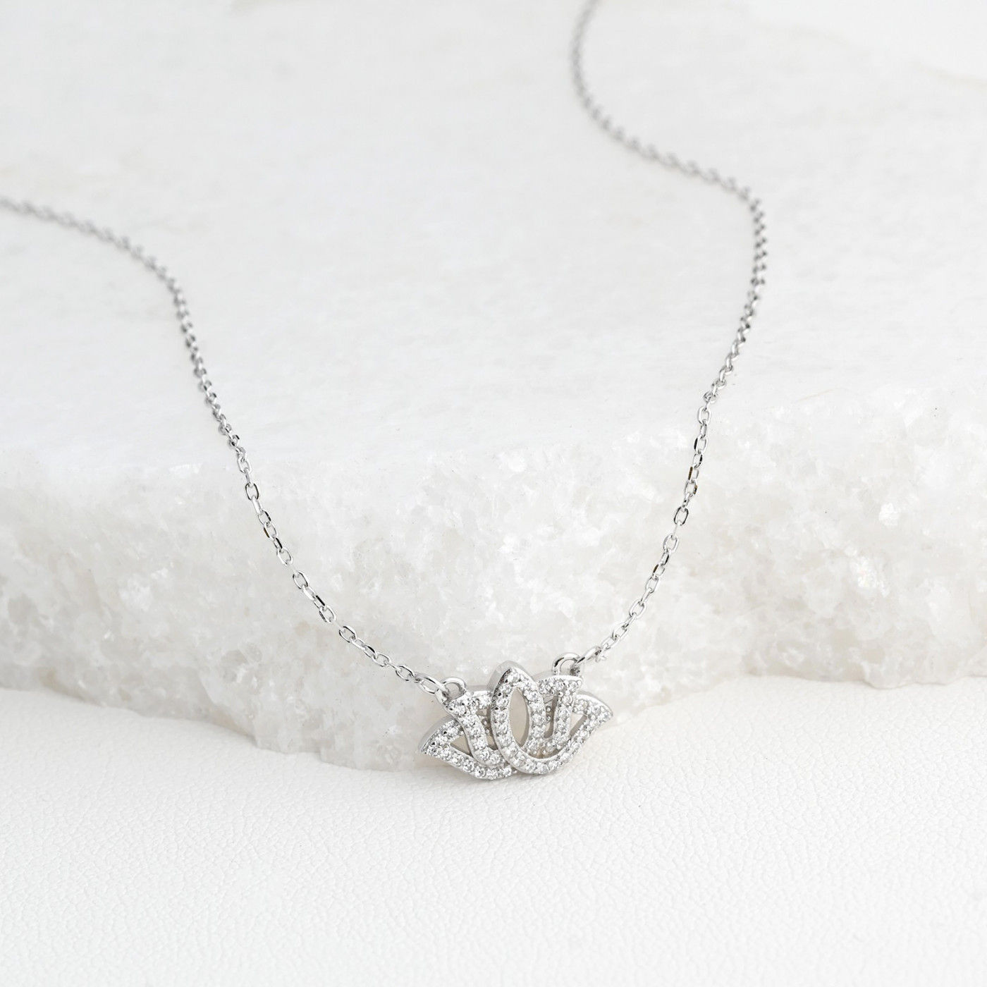 Collier S925 Lotus