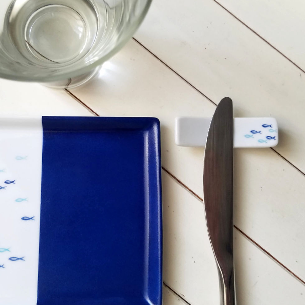 Miniature : Porte-couteaux Bancs de poissons