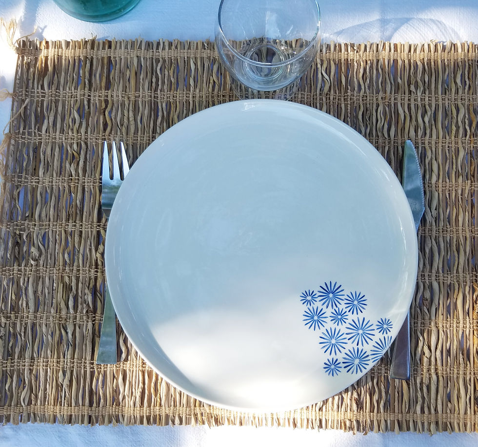 Miniature : Assiette plate Rosa