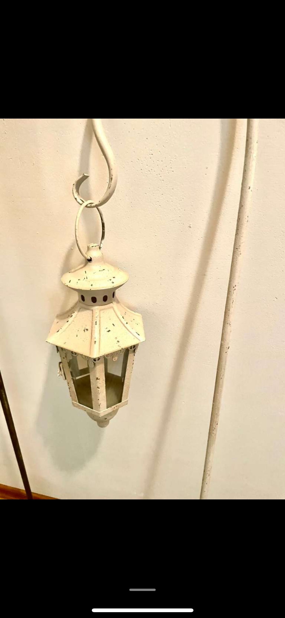 Miniaturbild: Laterne am Stab,grün antik/weiß,D13xH28+100 Stab/14x13xH28+110 Stab,Stück Preis 