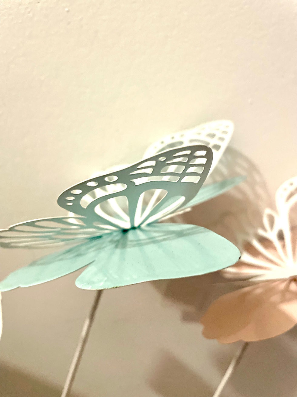 Miniaturbild: Schmetterling am Stab,Eisen, 13x11xH47cm,Preis pro Stück