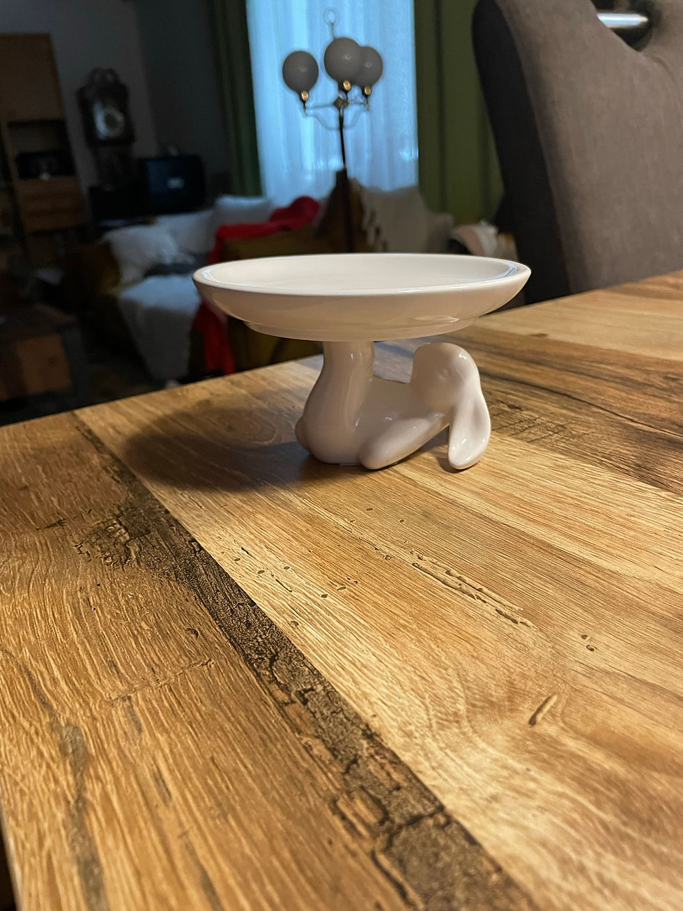 Miniaturbild: Teller Hase aus Keramik.14*8*14cm