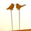 Miniaturbild: Metall-Vogel Stecker , Rostig, 21 x H 12 + 75 cm Stab, Preis pro Stück 