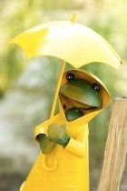 Miniaturbild: Zaunfigur Frosch,12x12,5xH25cm, Gartenfiguren,Gartendekoration,Terrassendeko