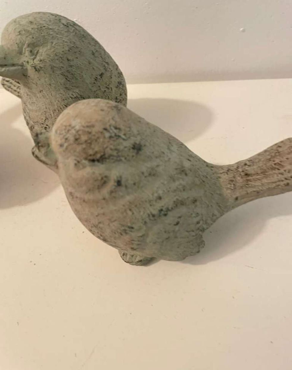 Miniaturbild: Vogel , 11 x 7,5 xH9,5 cm/ 12,5 x 7 x H9 cm/12 x 7 x H 9cm, grün antik,Setpreis