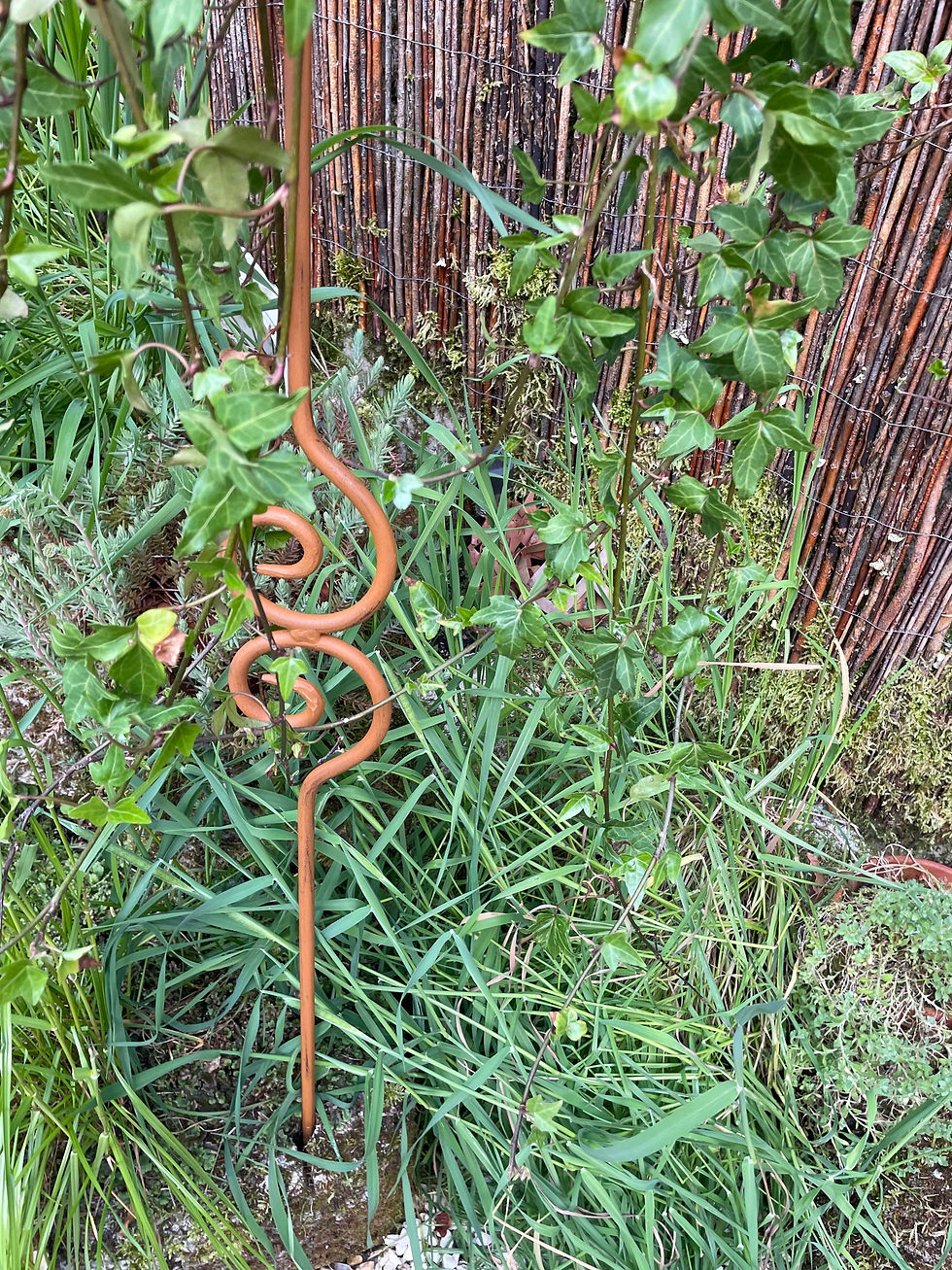 Miniaturbild:  Metal-Topfhalter z. Stecken,23x15,5xH 116cm, Preis pro Stück, Gartendekoration,