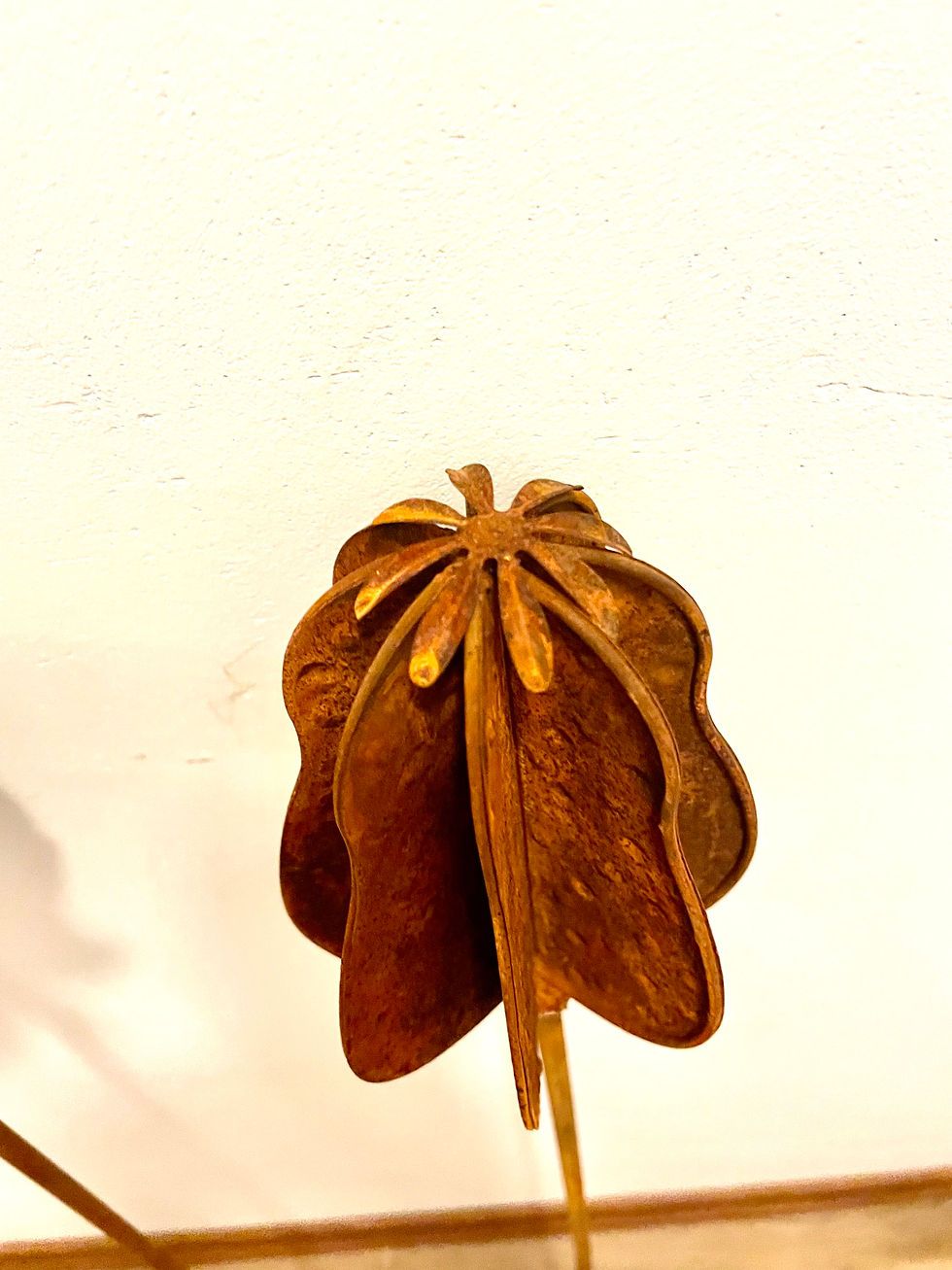 Miniaturbild: Blume z. St.,Eisen,10xH100 ,Preis pro Stück,Stecker ,Garten ,Rost,Rostig 