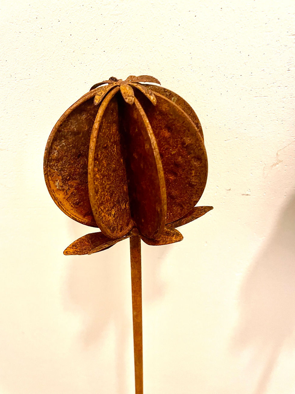 Miniaturbild: Blume z. St.,Eisen,10xH100 ,Preis pro Stück,Stecker ,Garten ,Rost,Rostig 