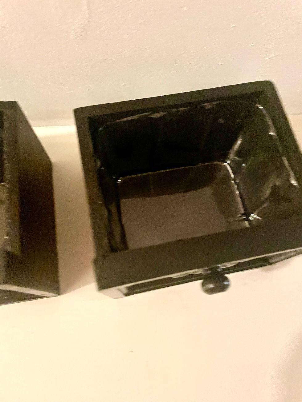 Miniaturbild: Bepflanzen,schwarz,Holz,14x12xH11cm,Preis pro Stück,Garten Topf,Blumentopf,Kübel