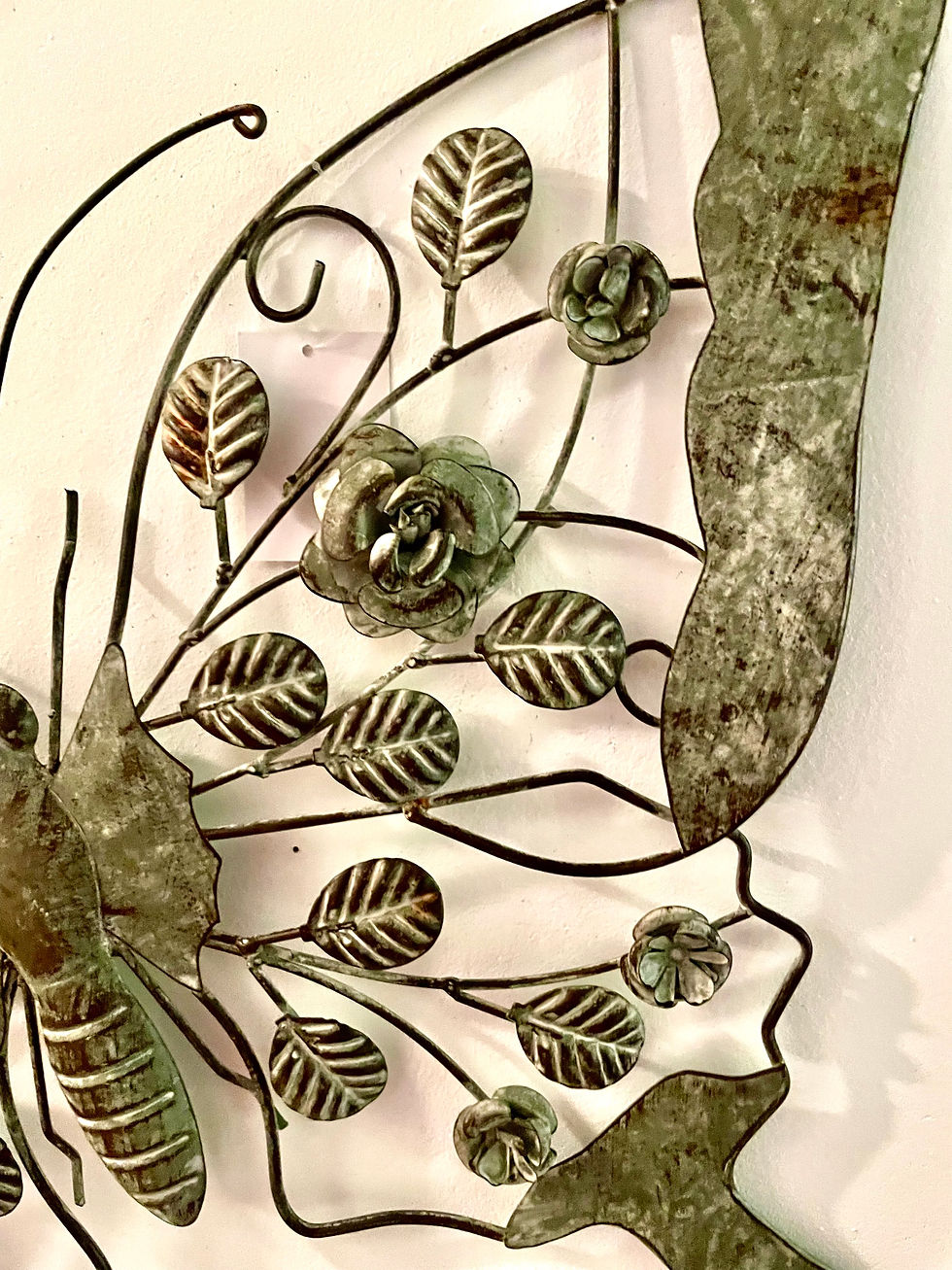 Miniaturbild: Schmetterling z.Hg,Metall 58x13xH43cm,Wanddeko