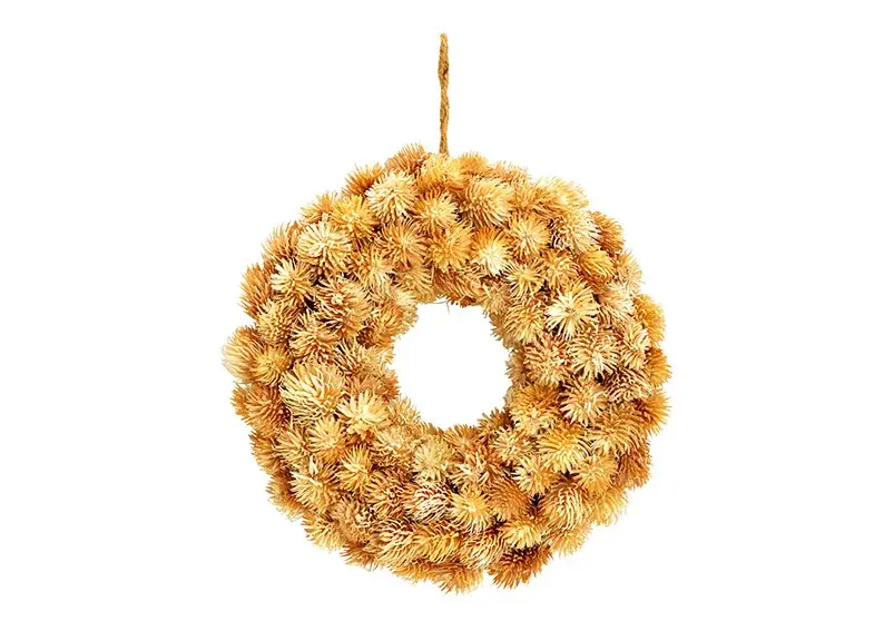 Kranz, Osmanthus aus Naturmaterial Natur (B/H/T) 28x28x8cm