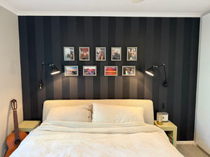 Feature Wall - Black Stripe