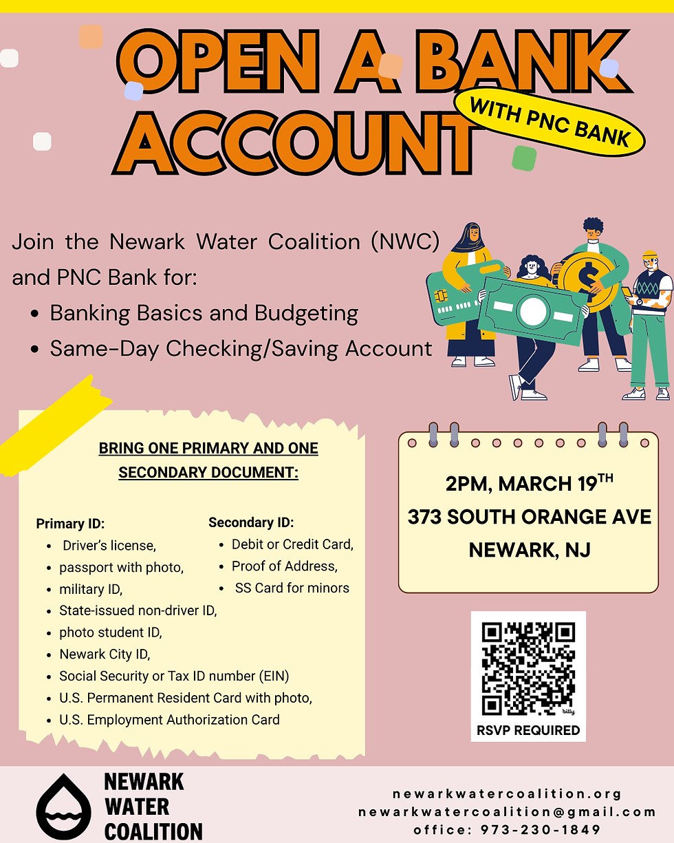 PNC BANK ACCOUNT SET-UP