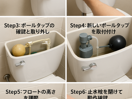 伊万里 二里町でボールタップの漏水修理をしてきました👷♂️