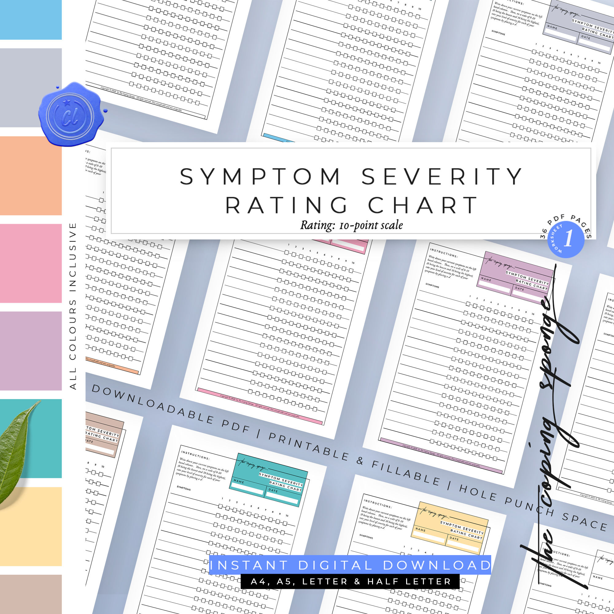 Symptom Severity Rating Chart