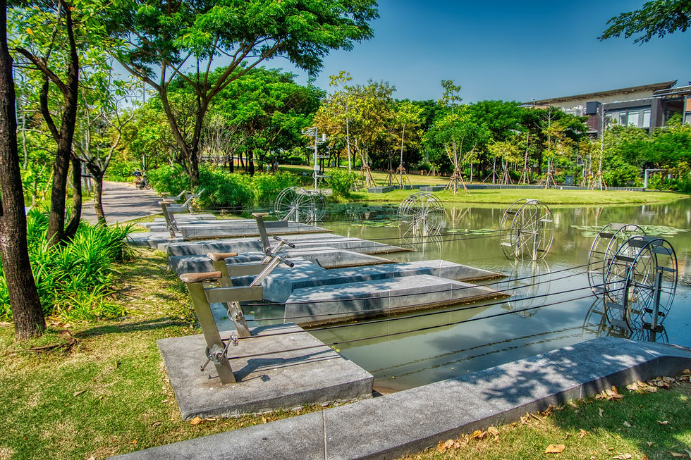 Chulalongkorn University Centenary Park in Bangkok, Thailand. Photo by Uwe Schwarzbach CC BY-CN-SA 2.0