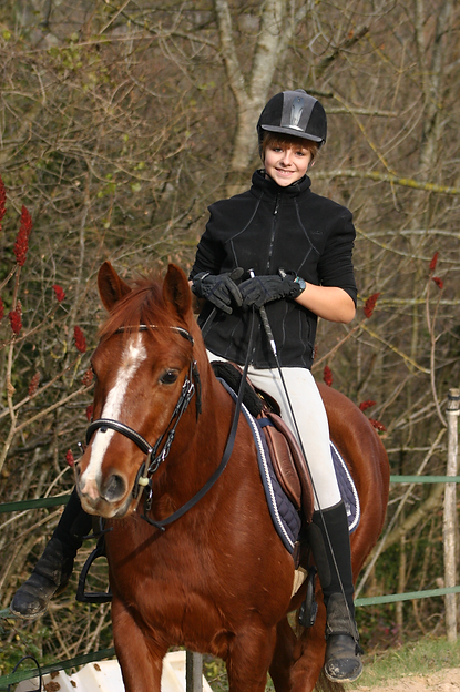 Jeune cavalière