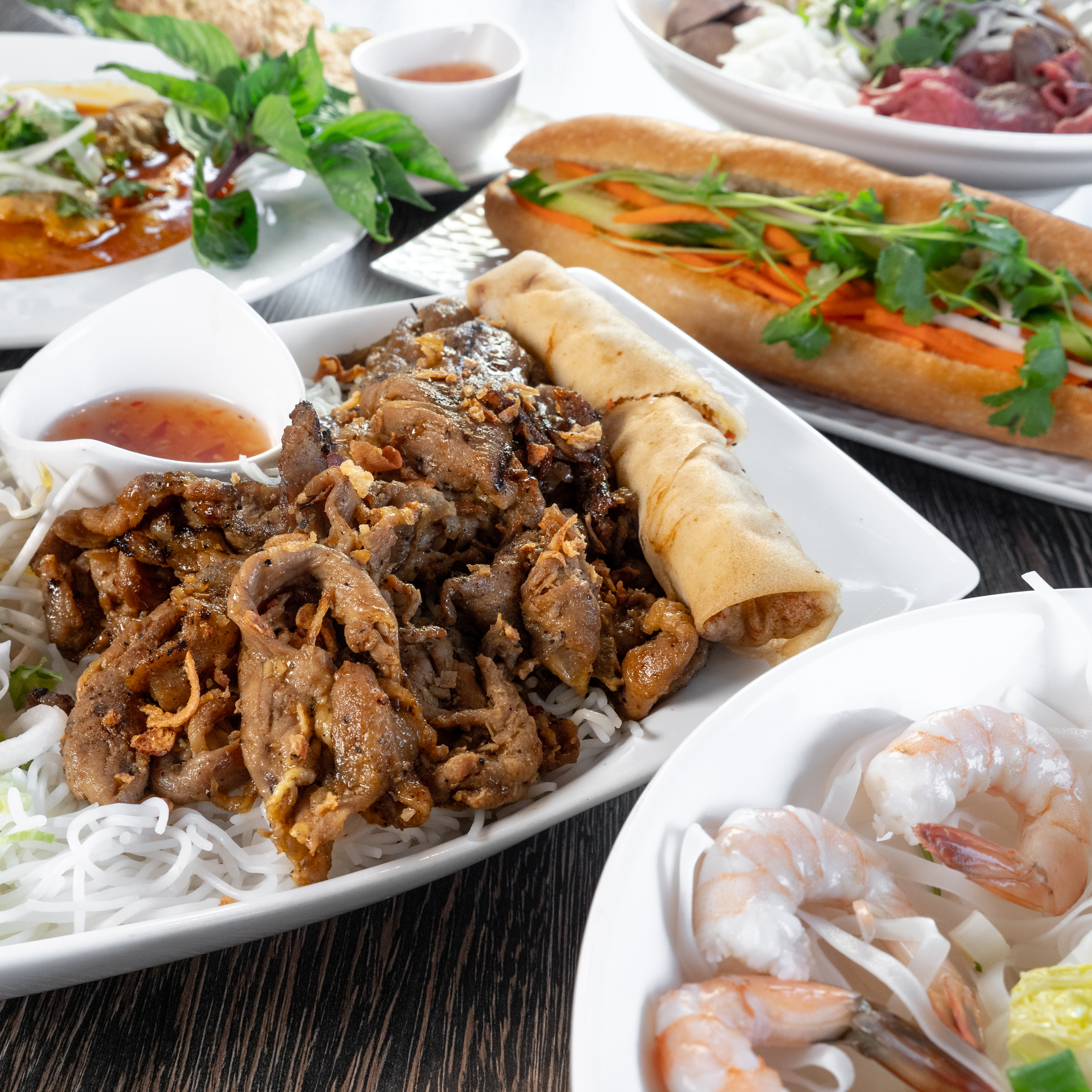 Arranged Food and Objects
