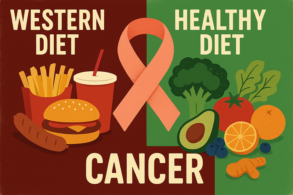 🍽️ The Western Diet: How Modern Food is Quietly Feeding Cancer