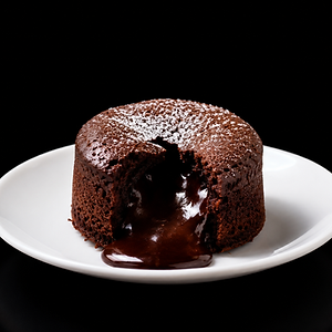 Heißes Schokoladensoufflé