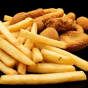 Frittierter Mix