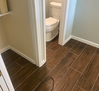 New oak lvp flooring installation we did in St. Marys 31558