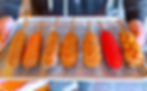 Variations of Mochinut Korean corndogs