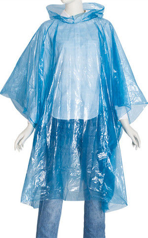 Thumbnail: Adaamya®-Unisex Disposable Waterproof Plastic Pocket Raincoat(Rain card) Poncho