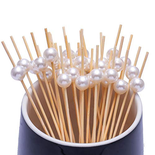 Thumbnail: Adaamya® - Cocktail Picks Cocktail Sticks, Toothpicks Fruit Garnish Sticks