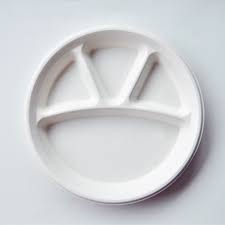 Thumbnail: Adaamya® - 12" - 4 Compartment ( Without Lid Cover ) Disposable Bagasse Biomass