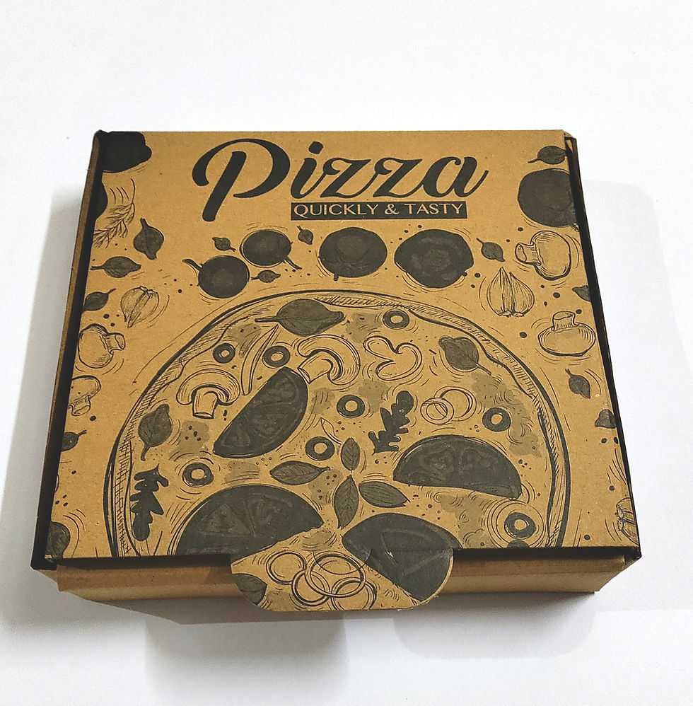 Thumbnail: Adaamya®  - Bio-degradable Environment friendly disposable Pizza box(Pack of 50)