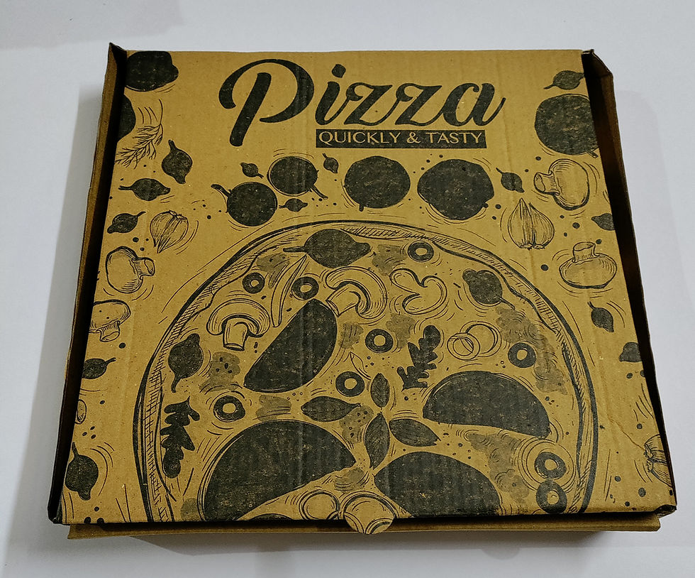 Thumbnail: Adaamya®  - Bio-degradable Environment friendly disposable Pizza box(Pack of 50)