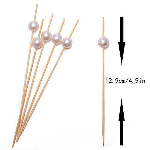 Thumbnail: Adaamya® - Cocktail Picks Cocktail Sticks, Toothpicks Fruit Garnish Sticks