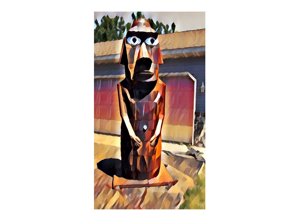 An AI rendition of My Moai