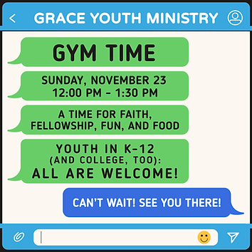 November 2025 GYM Time