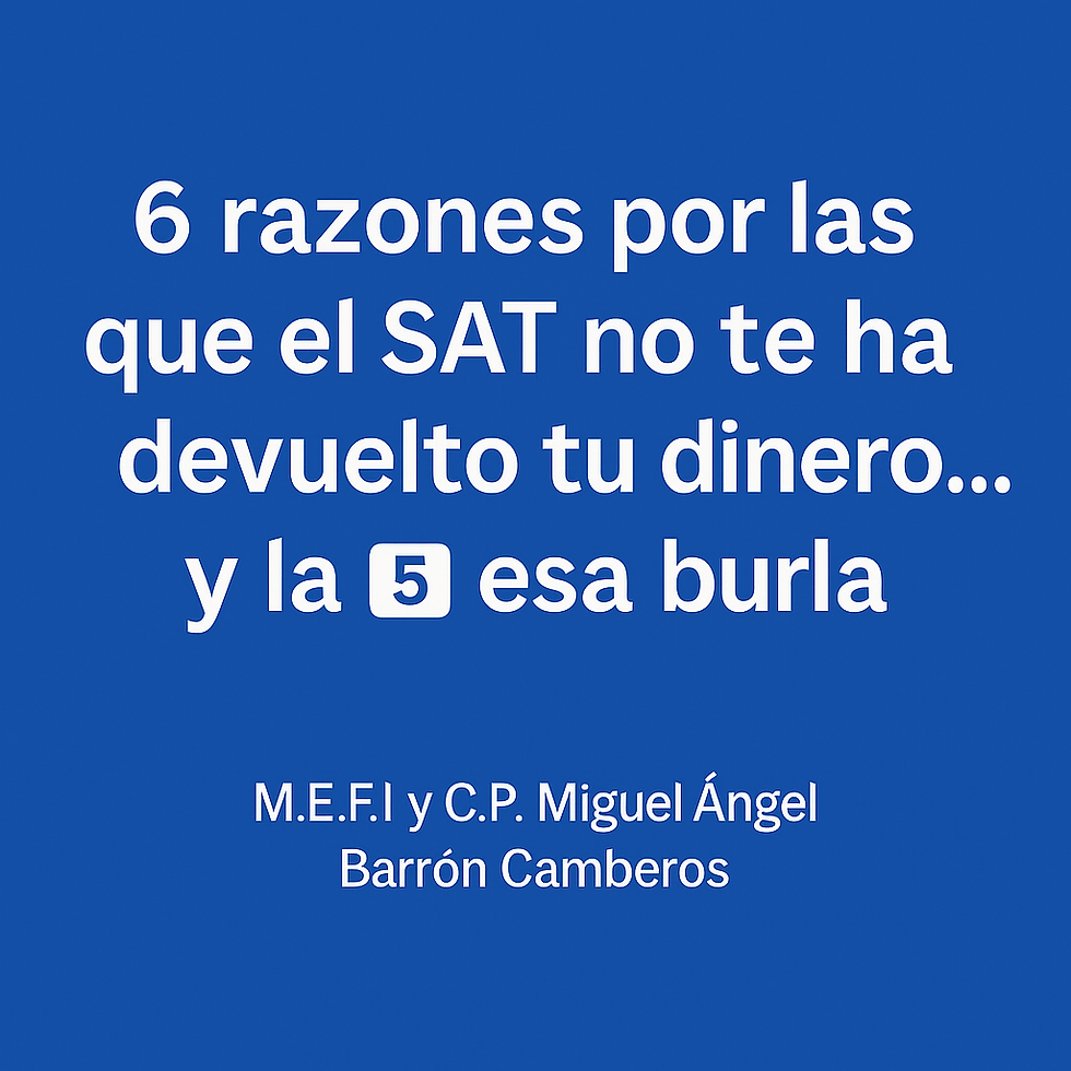 devolución ISR rechazada SAT. 2025