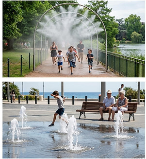 rafraichir par la brumisation haute pression