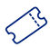 Ícono de boleto de admisión azul.png