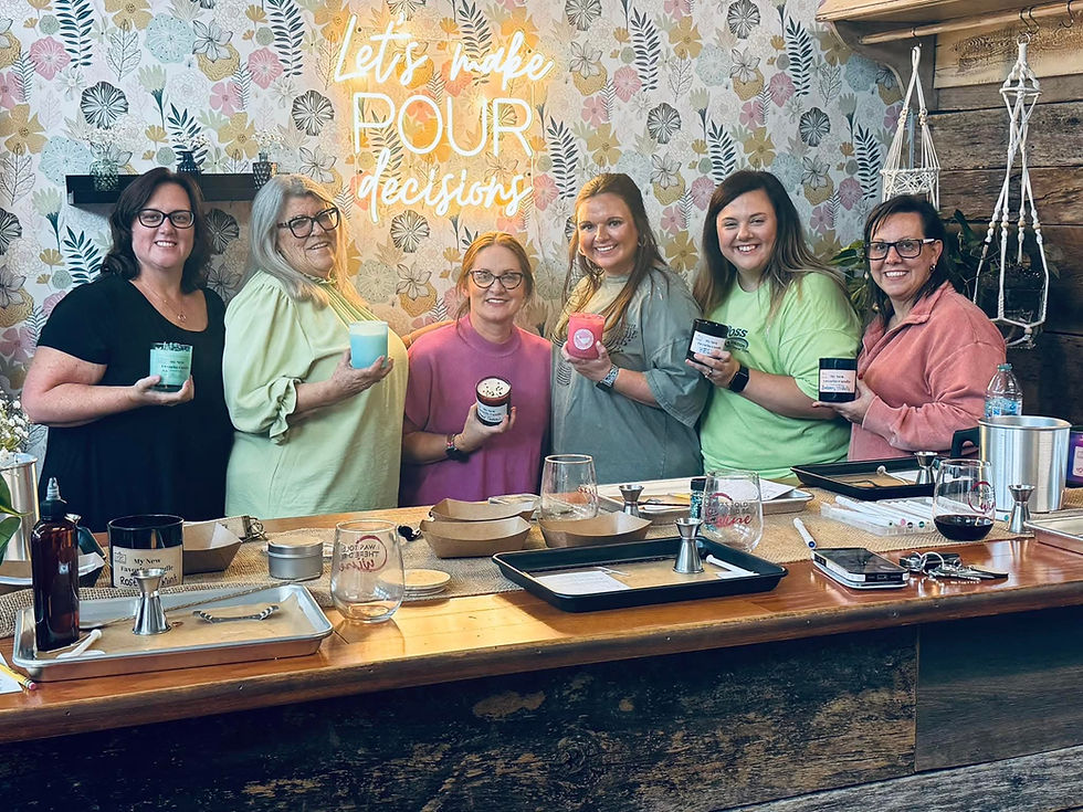 LIGHTHOUSE CANDLES POUR BAR
