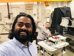 That smile when the experiment finally works!