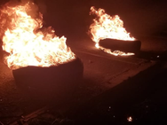 Protestas en el sector 30 de Mayo por apagones prolongados