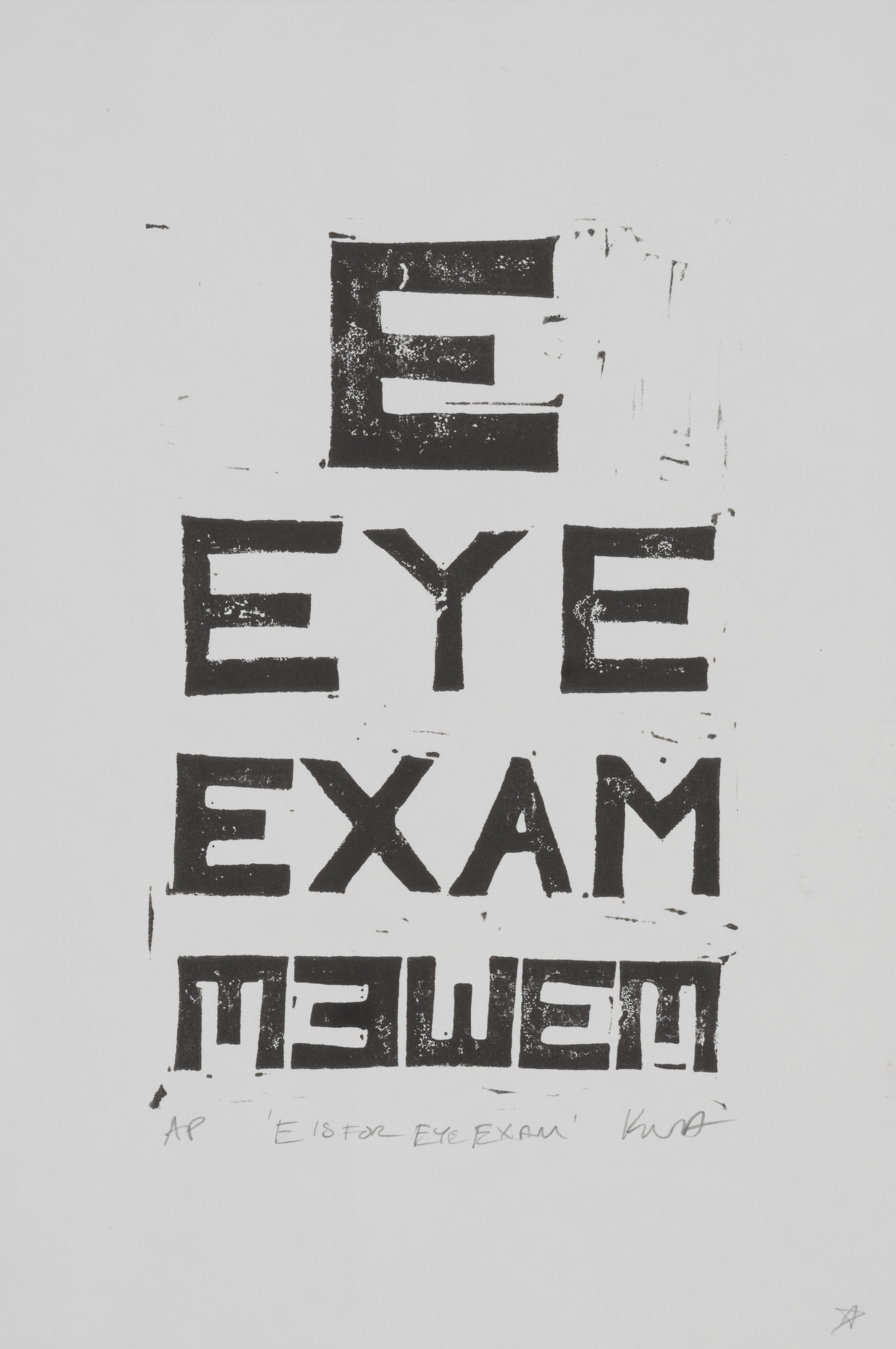 E is for Eye exam