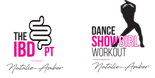 Natalie Show Girl logo and IBD PT logo