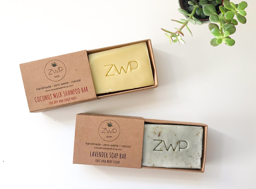 zero waste path shop zero-waste soap and shampoo bars featured on the sustainable collective blog