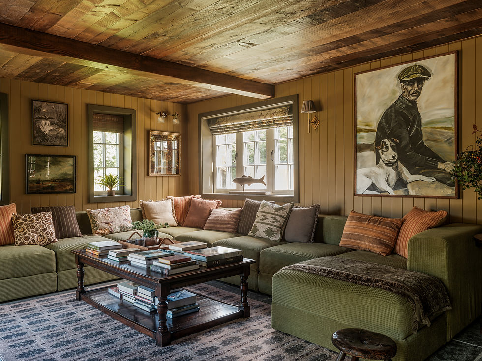 Main Lounge with Log Burner
